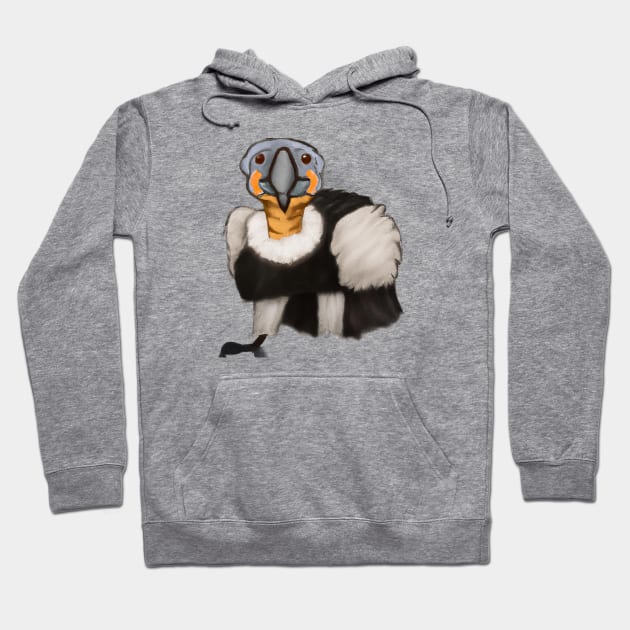 Cute Condor Drawing Hoodie by Play Zoo